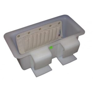 1TB-W-TP9 Pro-Bin w/9 Pocket Tool Pouch, White