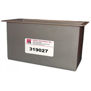 319027 Tool Tray, 14.25 x 6.5 x 8", Outside Mount, Gray