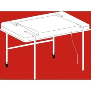 411042 Hard Covers-Lids with Straps, 53 x 30"