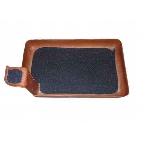 DS-19 Fiberglass Scuff Pad with Step, 35 x 21"