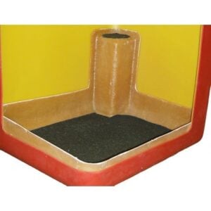 DS-8A Fiberglass Scuff Pad with Step, 27 x 21"