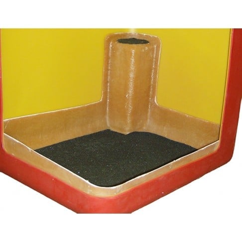 DS-32A Fiberglass Scuff Pad with Step, 27 x 21"