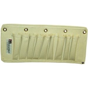 TP-9 Tool Tray Tool Pouch, Canvas, 9 Pockets